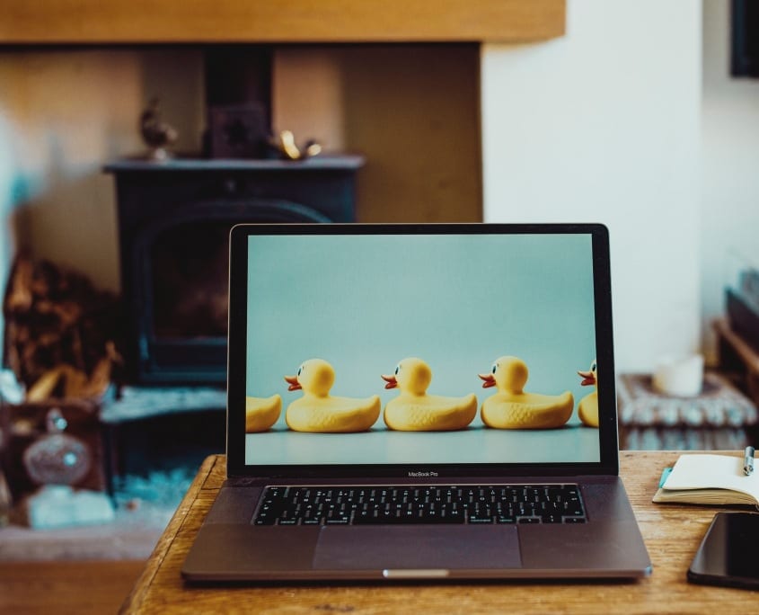 Ducks in a row on laptop aleks-marinkovic-j3aqw_0cNQM-unsplash ducks on laptop performance conversations