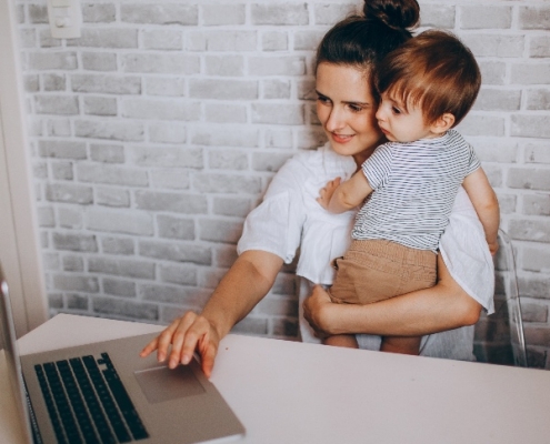 working from home