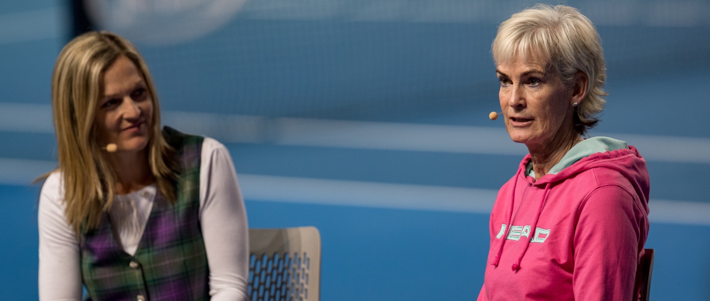 Judy Murray and Emma Doyle